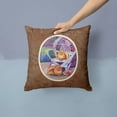 thumbnail image 2 of Red Pomeranians Fabric Decorative Pillow, 2 of 4