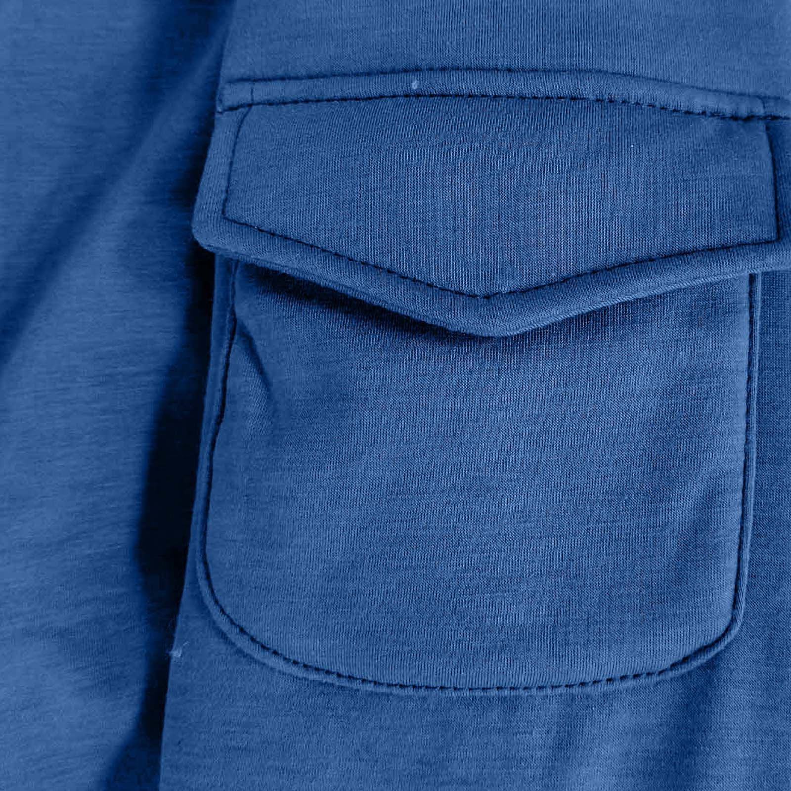 BiZtdJrK Mens Sherpa Lined Hoodie Jackets Winter Thermal Full Zip Hooded Sweatshirt with Pockets, Blue, XXL