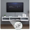 thumbnail image 3 of Repisa Flotante Slim O Mesa Tv Moderna Blanca 1 Puerta blanca MUEBLERIA LIZ Muebleria liz Moderno, 3 of 4