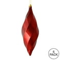 thumbnail image 3 of Vickerman 8" Wine Shiny Swirl Finial Ornament, Pack of 6, 3 of 3