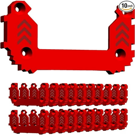 

Workshop Storage and Organization System for Milwaukee Accessories Compact and Customizable Installation Durable PA66GF30 Construction Includes Hardware (10 RED)