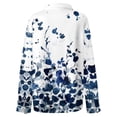 thumbnail image 5 of HAJWOH Womens Button Down Shirts Dressy Long Sleeve Floral Blouse Business Casual Work Office Fall Fashion Shirts, 5 of 7
