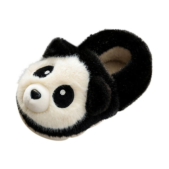 Lujianch Kids Cartoon Cotton Slippers Memory Foam Comfy House Slippers Warm Shoes For Girls Boys Warm Girls Slippers Size 11