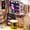 102-Black, variant on HNEBC RGB LED Vanity Desk with Mirror and Lights, Makeup Vanity Desk with 3-in-1 Charging Station, Vanity Set Including Stools has Dazzling Lights, Makeup Dressing Table with 5 Drawers (Grey)