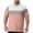 Pink-A-210526aa, variant on Trgacdwlo XL-8XL Color Block Polo Shirts for Men Big and Tall Short Sleeve Fishing Shirts for Men Breathable Men's Golf Shirts