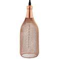 thumbnail image 3 of Modway Glimmer Modern Bottle-Shaped Metal Pendant Light in Rose Gold, 3 of 5
