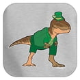 thumbnail image 2 of St Patricks Day Apparel T-Rex Leprechaun Premium Hoodie Sweatshirt 2X-Large Light Steel, 2 of 3