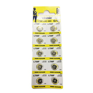 3pc 10pk Exell EB-L1131 Alkaline 1.5V Watch Battery Compatible with AG10 389
