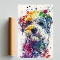 thumbnail image 2 of Dandie Dinmont Terrier Dog Poster Wall Art for Bedroom Living Room Funny Graffiti Dog Picture Cool Dog Decor Wall Art, 2 of 6