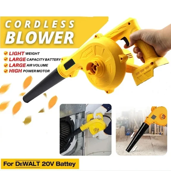 Cordless Leaf Blower Vacuum Cleaner Electric Dust Computer Collector For Dewalt