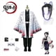 thumbnail image 3 of Disfraz de Cosplay de Anime Demon Slayer Kimetsu No Yaiba Kochou Shinobu, conjunto de peluca, uniforme tipo kimono, disfraces de Halloween para adultos y niños, 3 of 5