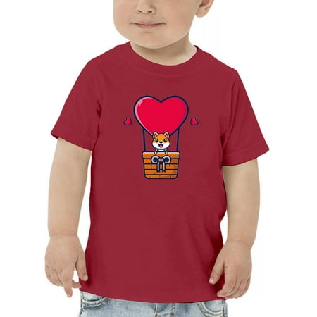 

Shiba Inu Flying W Balloon T-Shirt Toddler -Image by Shutterstock 4 Toddler