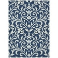 thumbnail image 2 of Addison Rugs Chantille Indoor/Outdoor Transitional Floral Navy Washable Rectangle Rug, 10' x 14', 2 of 6