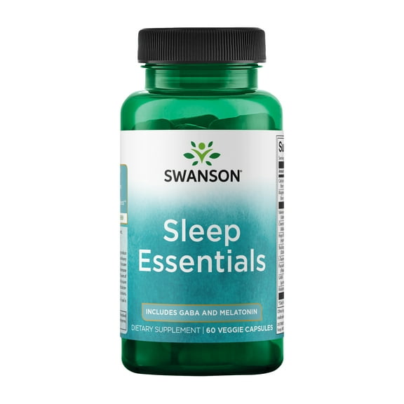 Swanson Sleep Essentials 60 Veggie Capsules