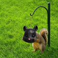 thumbnail image 5 of Decorative Outdoor Garden Hanging Bird Feeder, Funny Squirrel‑Head Animal Face Shaped Wild Bird Feeder for Backyard Decoration, 5 of 5
