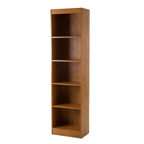 South Shore Axess, Contemporary Bookcase, Narrow Orange