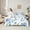 Blue White, variant on Manfei Purple Lavender 7-Piece Twin Bedding Sets,Rustic Flower Floral Bedding Comforter Set,Natural Botanical Theme Sheet Sets For Girls Boys,Super Cozy Room Decor Reversible