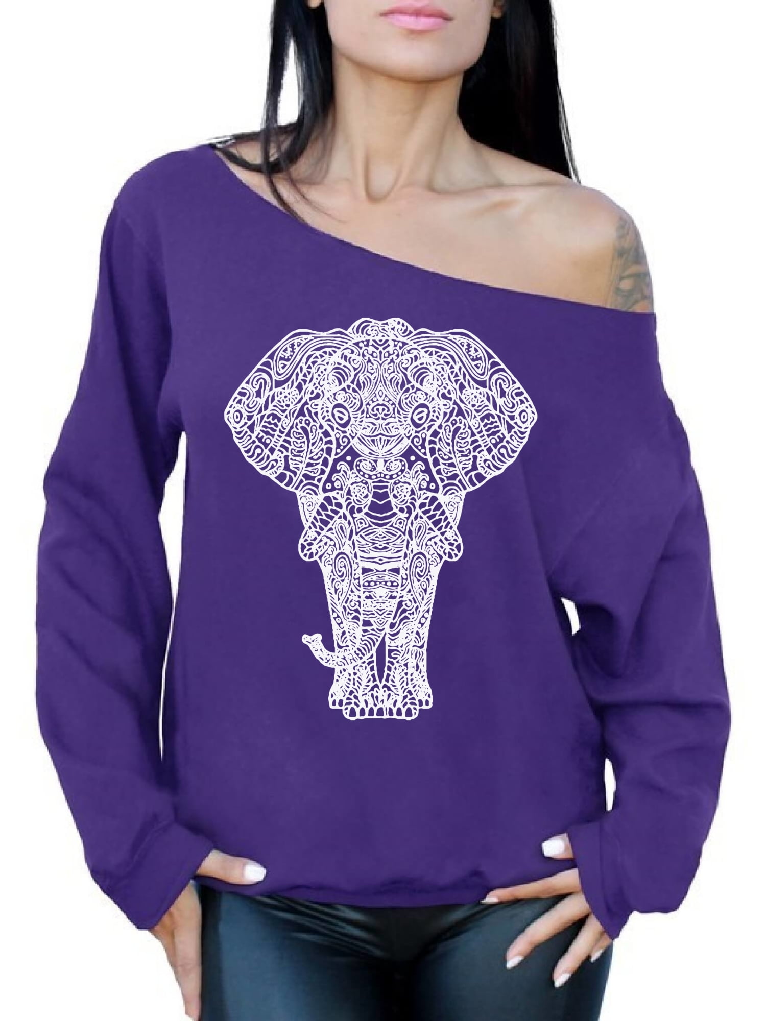 ladies patterned sweatshirts