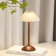 thumbnail image 5 of Lámpara de mesa inalámbrica, pantalla de tela, lámpara de escritorio LED portátil recargable para dormitorio, 5 of 8