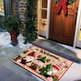 thumbnail image 2 of Dmlowu Christmas Doormat, Extra Soft Absorbent Christmas Bathroom Rugs, 16x24" Quicker Dry Christmas Front Door Mat, Washable Rug for Bathroom Bedroom, Non-Slip Christmas Welcome Mat, 2 of 6