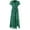 Green, variant on Cathalem Women’s Waist Summer Casual Midi Dress Short Sleeve T Shirt Dress Casual Waist,Wine L