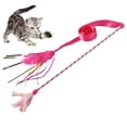 thumbnail image 2 of Cat Wand Funny Ribbon Interactive Tassel Cat Teaser Cat Toy Kitten Toy, 2 of 10