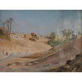 thumbnail image 2 of Jan Ciągliński 14x12 Gold Ornate Wood Frame and Double Matted Museum Art Print Titled - Spain (Elche) (1899), 2 of 4