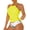 Yellow womens swimsuits, variant on pimelu Bathing Suit Womens Swimsuits Bikini Sets for Women Two Piece Swimsuits Strap Halter Tankini Sets with Drawstring Summer Fashion Floral Print Slim Swimwear with Trunks