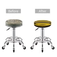 thumbnail image 6 of Lsque Bee Stripe Round Bar chair cushion covers Velvet Fabric Premium Comfort Protects from Scratches and Stains for 14-17 Inch Chair- 14 inch, 6 of 7