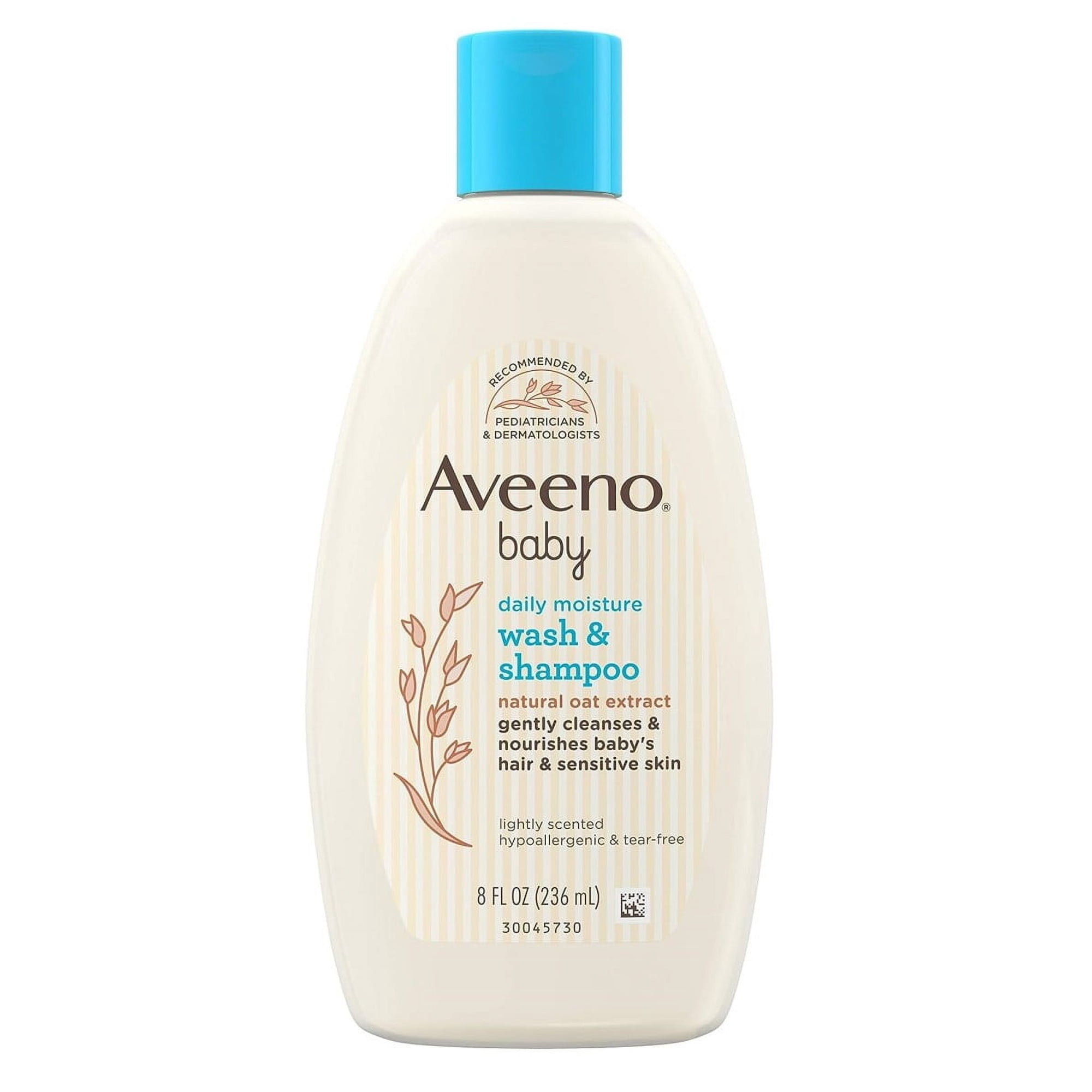 Aveeno Baby Wash & Shampoo Daily Moisture 8oz Oat Extract