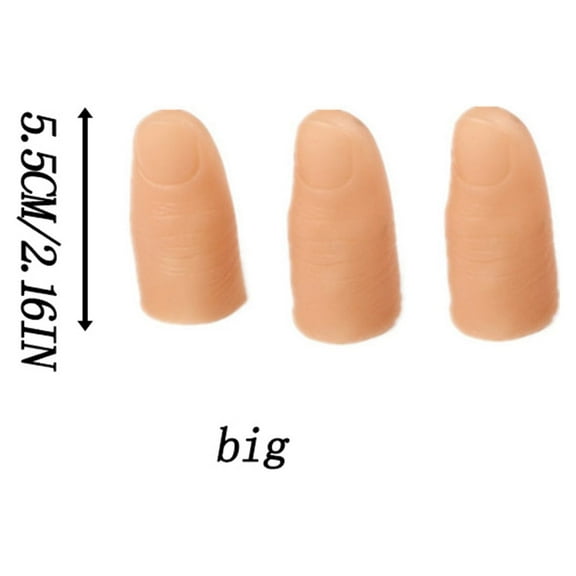 TUITOONM Fake Finger Nail Practice Set Professional-Grade Silicone Fingers for Nail Art Training Ideal for Salon Artists & Hobbyists 3 Pack