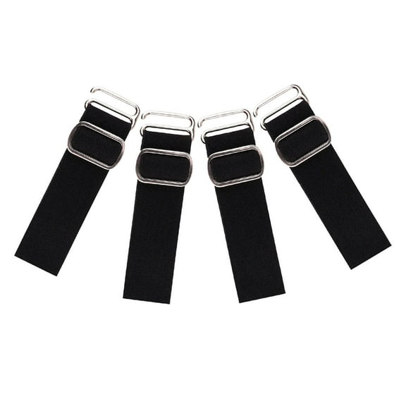 SOPOTUTU 4-Pack Black Adjustable Hat Strap Buckles Replacement for Caps, Easy to Install Travel Accessories for Hats