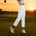 thumbnail image 3 of Posijego Womens Casual Capri Pants High Waist Straight Leg Cropped Pants Summer Office Work Dress Pants with Pockets, 3 of 9