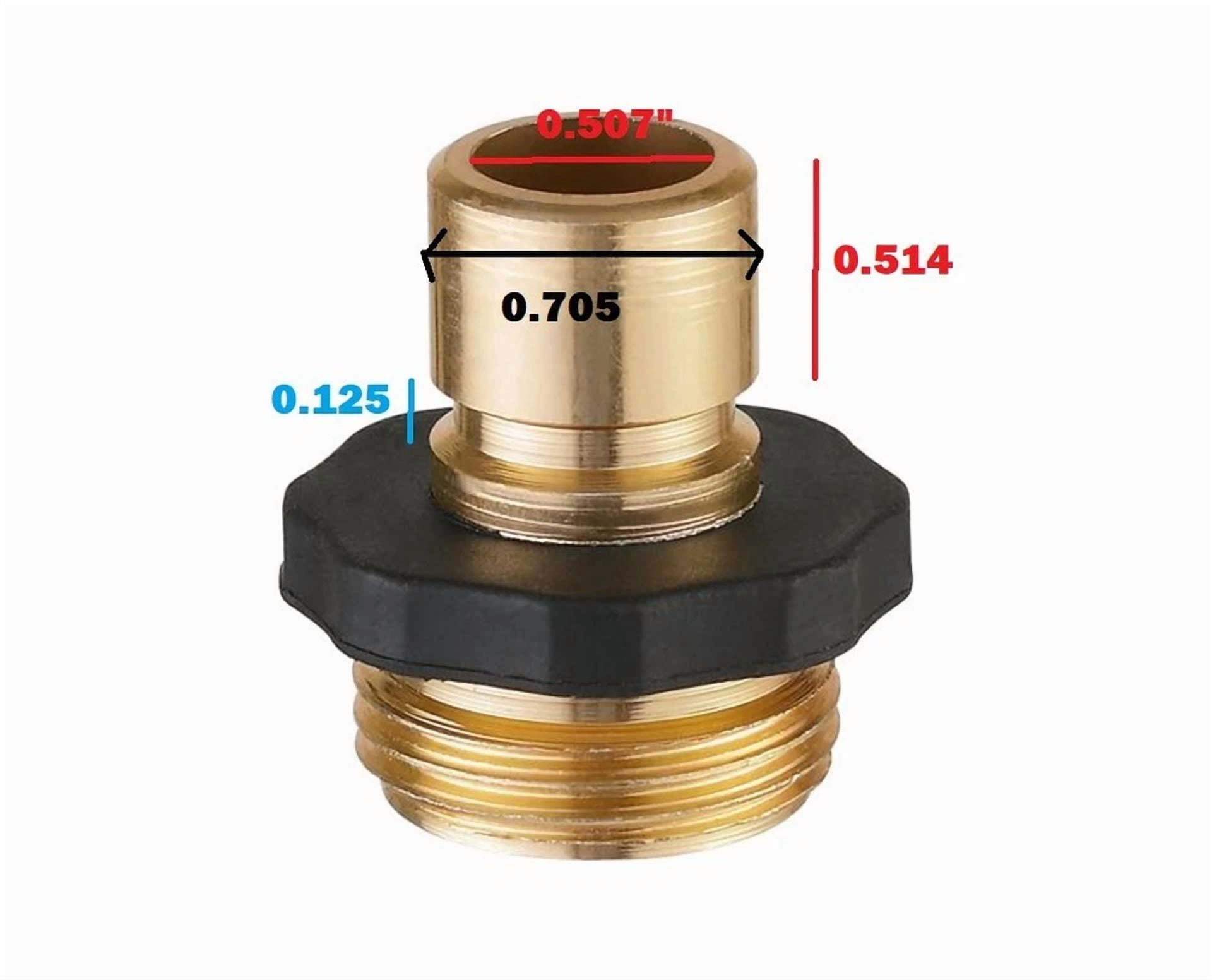 PURELY- 3/4' Garden Hose Quick Connect Water Hose Fit Brass Female Male Connector Set Us