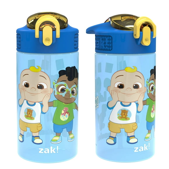 Set de 2 Botellas para Niños Zak Designs CoComelon Antiderrames 470 ml