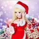 thumbnail image 2 of Disfraz de Navidad Baoblaze Conjunto de Ropa para Muñeca de 60 cm, 2 of 8