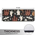 thumbnail image 5 of Kitchen Rugs Sets Of 2,Halloween Ghosts Bats and Castles Anti Fatigue Kitchen Mat Rugs Non Slip Washable,Decorative Kitchen Floor Mats for Kitchen,Sink,Laundry,17"x47"+17"x47", 5 of 5