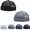 Black+dark Gray, variant on Men's Breathable Brimless Hat for Summer Outdoor Wear, Adjustable Lightweight