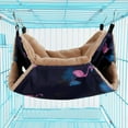 thumbnail image 4 of Ferret Chinchilla Hammock, 34X34Cm Small Pet Hammock Rabbit Hammock Soft Double Layer Hammock For Hamster Chinchilla Guinea Pig Rat Mouse Squirrel Hedgehog Small Animal, 4 of 5