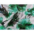 thumbnail image 6 of oneOone Rayon Aqua Blue Fabric Florals Craft Projects Decor Fabric Printed By The Yard 56 Inch Wide, 6 of 6