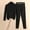 Black, variant on Royisotas Womens 2 Piece Pajamas Thick Comfy Sleepwear Soft Fashion Warm Lounge sets for Women