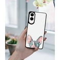 thumbnail image 5 of WIRESTER Shockproof Soft Rubber Cover Case for Samsung Galaxy S25 Edge 6.7 inch 2025, Sphynx Kitten Cat, 5 of 5