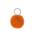 thumbnail image 3 of Fuzzy Ball Keychain Supple Comfortable Lovely Key Rings Adorable Practical Key Chains Women for Children Adults Elderly Students Orange 5cm, 3 of 8