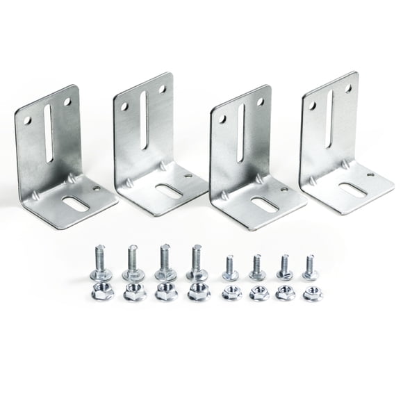 Kit de soportes para puerta de garaje Granatan J6 de acero galvanizado, 4 piezas