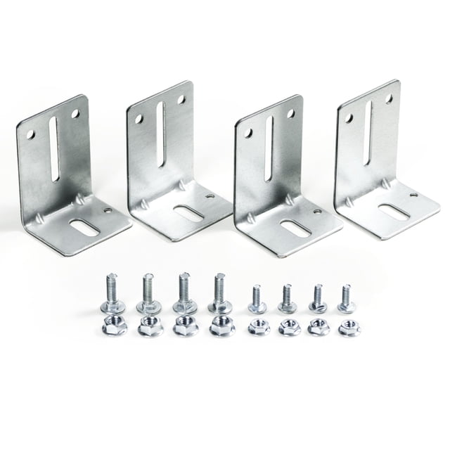 Kit de soportes para puerta de garaje Granatan J6 de acero galvanizado, 4 piezas