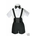thumbnail image 5 of Baby Shower Boy Easter Church Christening Baptism Formal Tuxedo Suits Black 0-2T, 5 of 5