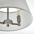 thumbnail image 6 of Better Homes & Gardens 2-Light Flush Mount Satin Nickel with Bulbs, 6 of 8