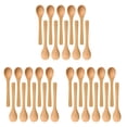thumbnail image 1 of 90 Piezas Mini Cuchara de Madera Cucharas de Sopa Pequeñas Cucharas de Servir Cucharas de Condimentos Madera Marrón, 1 of 7