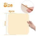 thumbnail image 2 of 4 piezas cuadradas de madera en blanco sin terminar, recortes cuadrados de madera para manualidades, posavasos, pirograbado, pintura, accesorios fotográficos y decoraciones, 2 of 8