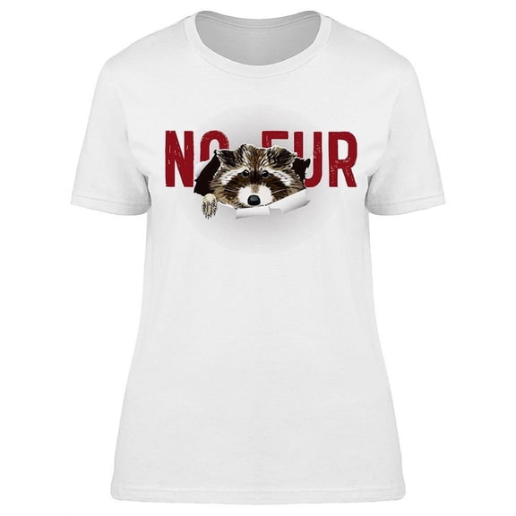 No Fur T-Shirt Women -Image by Shutterstock, Female Large